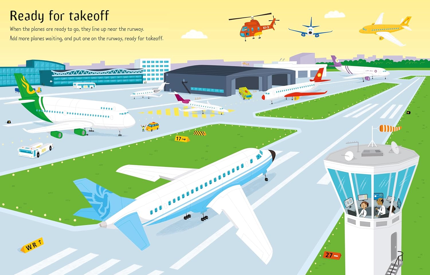 Usborne Little First Stickers Book - Airport