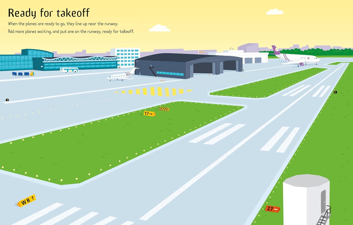 Usborne Little First Stickers Book - Airport