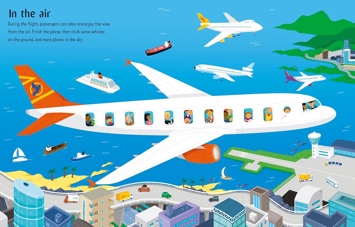 Usborne Little First Stickers Book - Airport