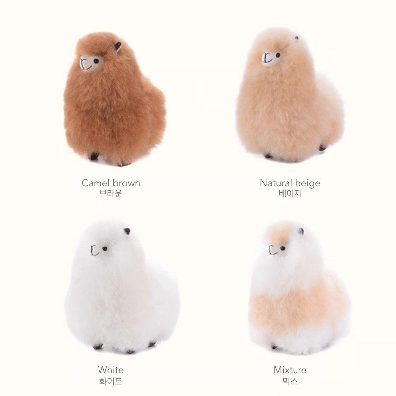 Warmpaca :Handmade real alpaca wool - 15cm