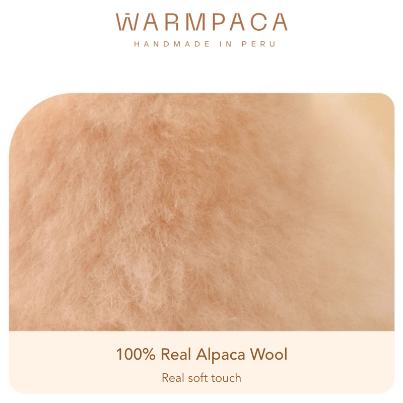 Warmpaca :Handmade real alpaca wool - 15cm
