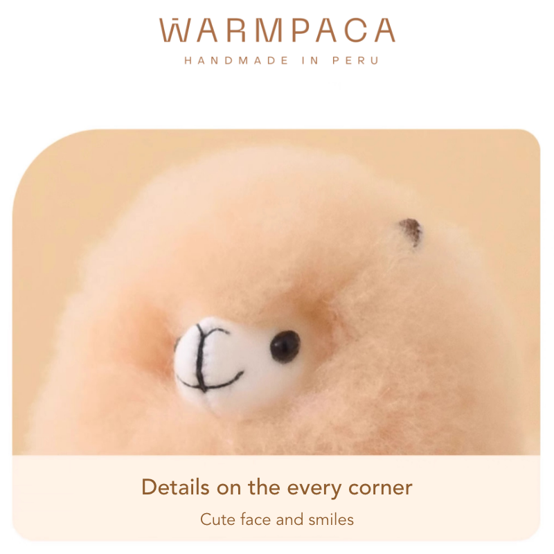 Warmpaca :Handmade real alpaca wool - 15cm