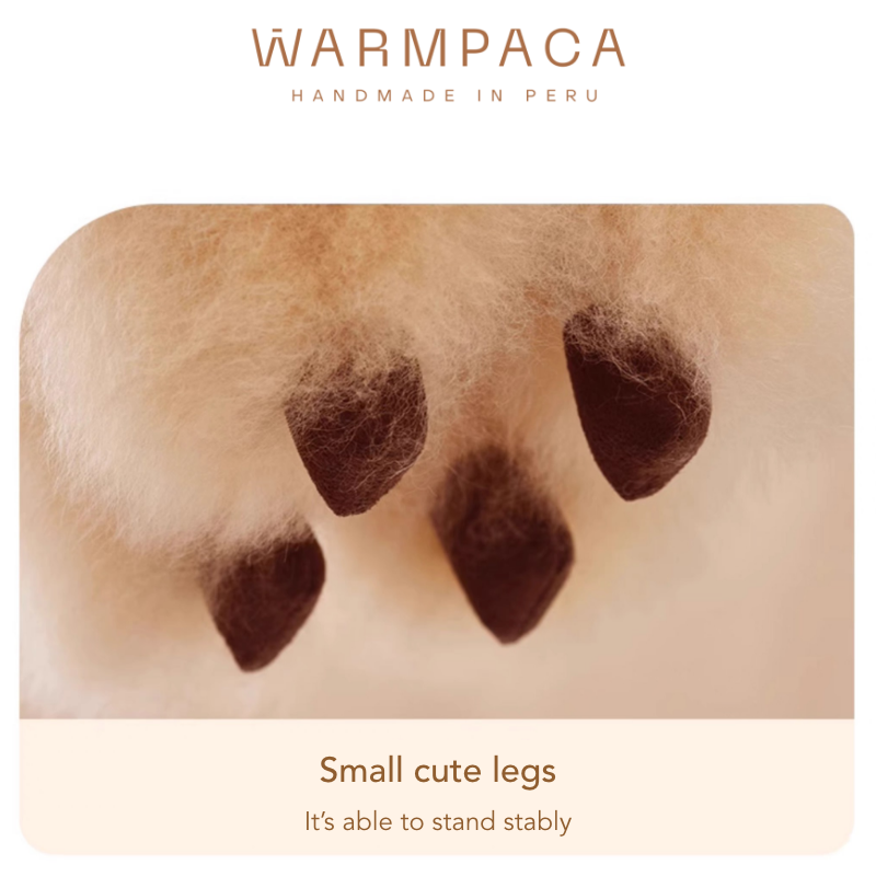 Warmpaca :Handmade real alpaca wool - 15cm