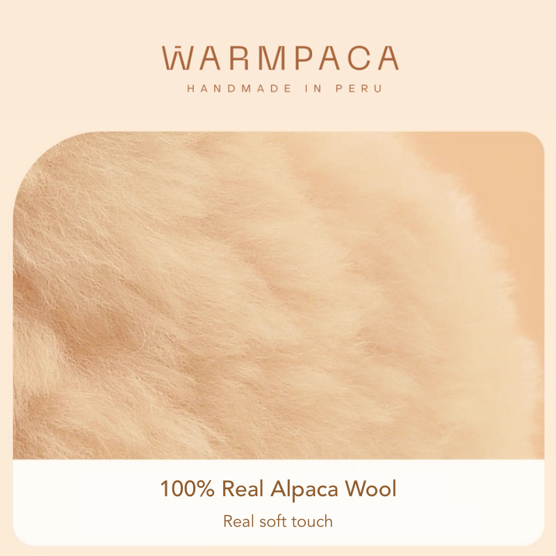 Warmpaca :Handmade real alpaca wool - 24cm