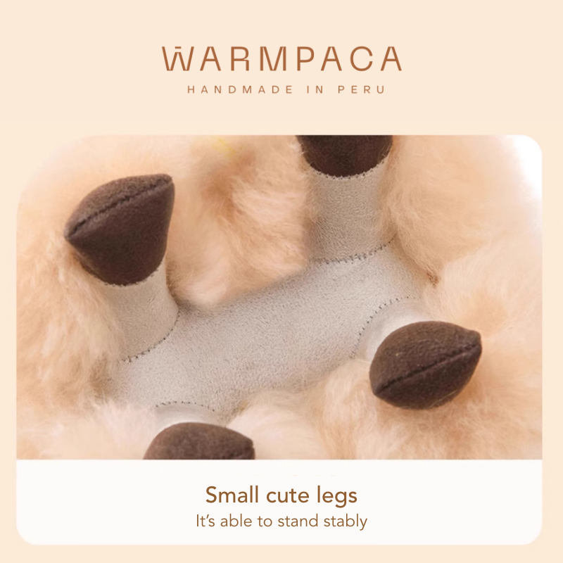 Warmpaca :Handmade real alpaca wool - 24cm