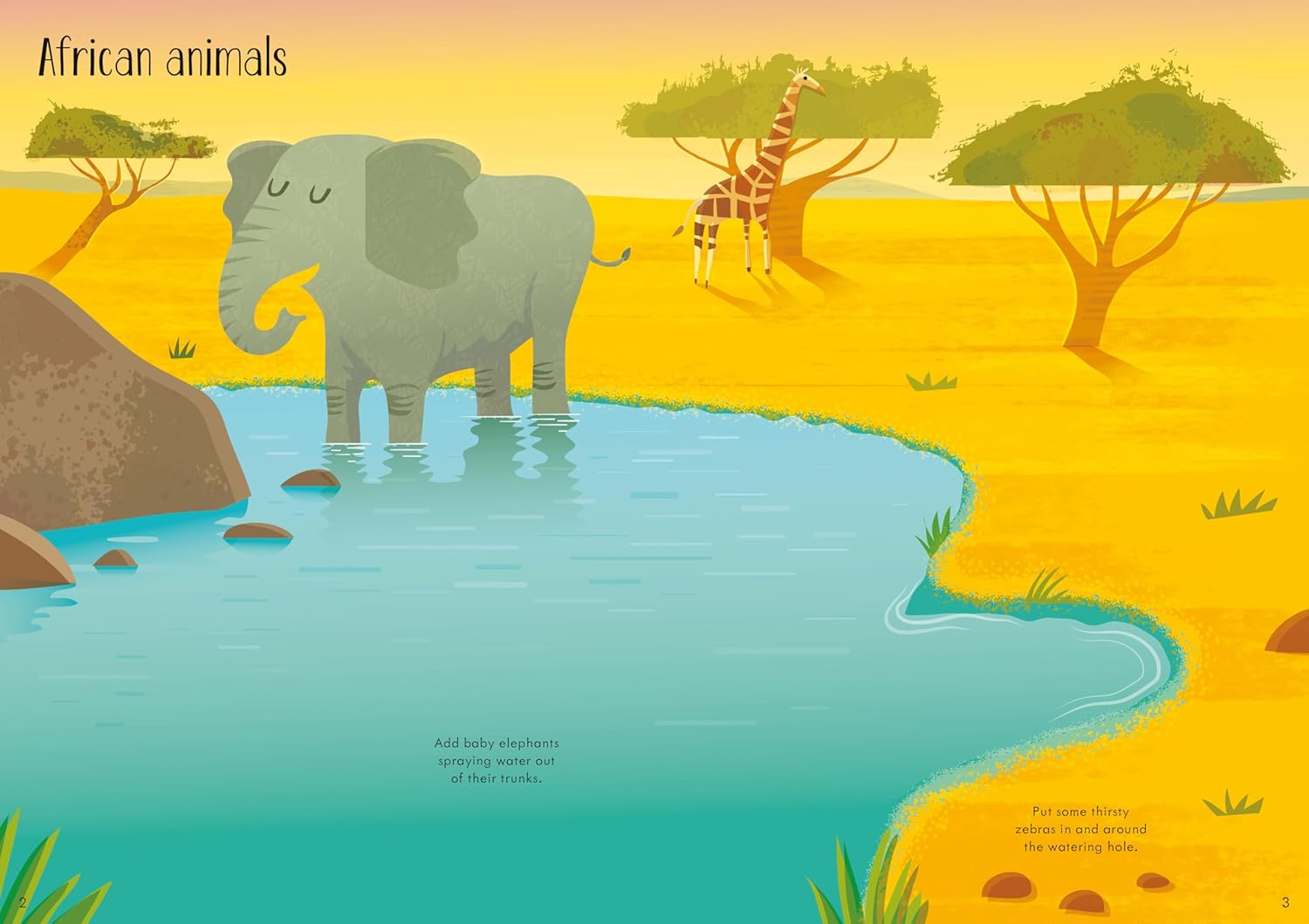 Usborne Little First Stickers Book - Animals