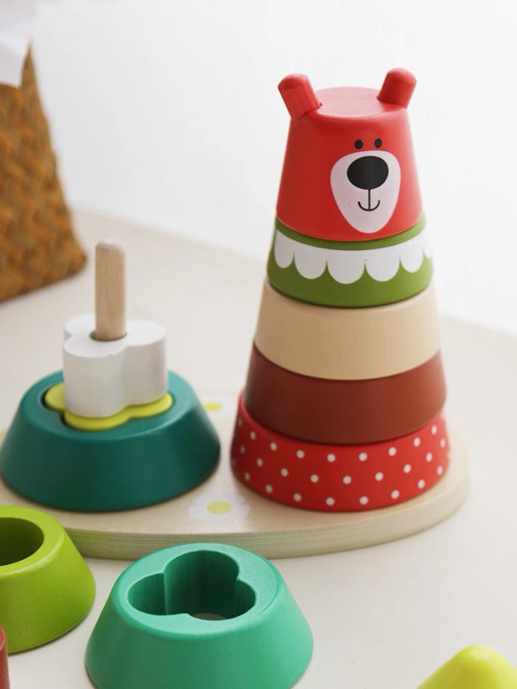 Wooden Blocks - Bear Set