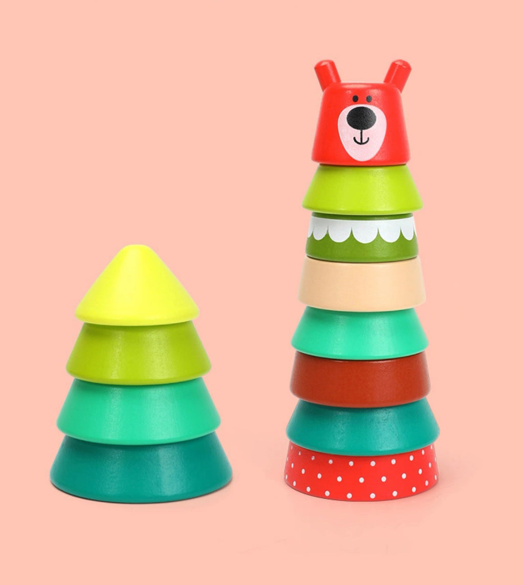 Wooden Blocks - Bear Set