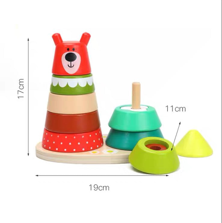 Wooden Blocks - Bear Set
