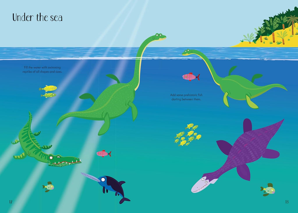 Usborne Little First Stickers Book - Dinosaurs