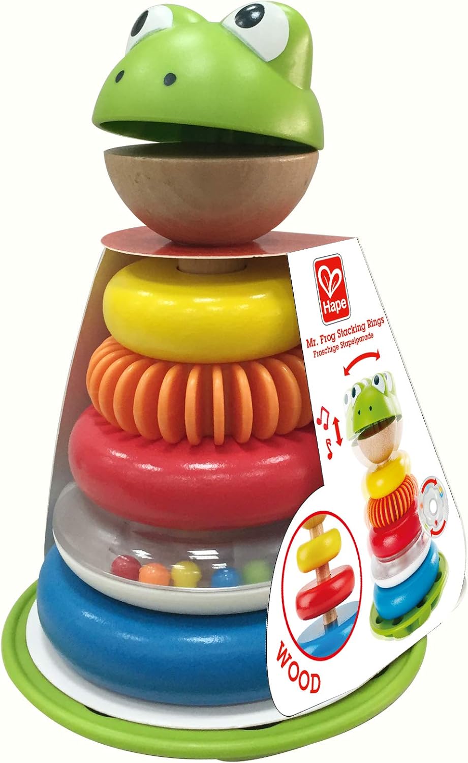 Hape Mr. Frog Stacking Rings