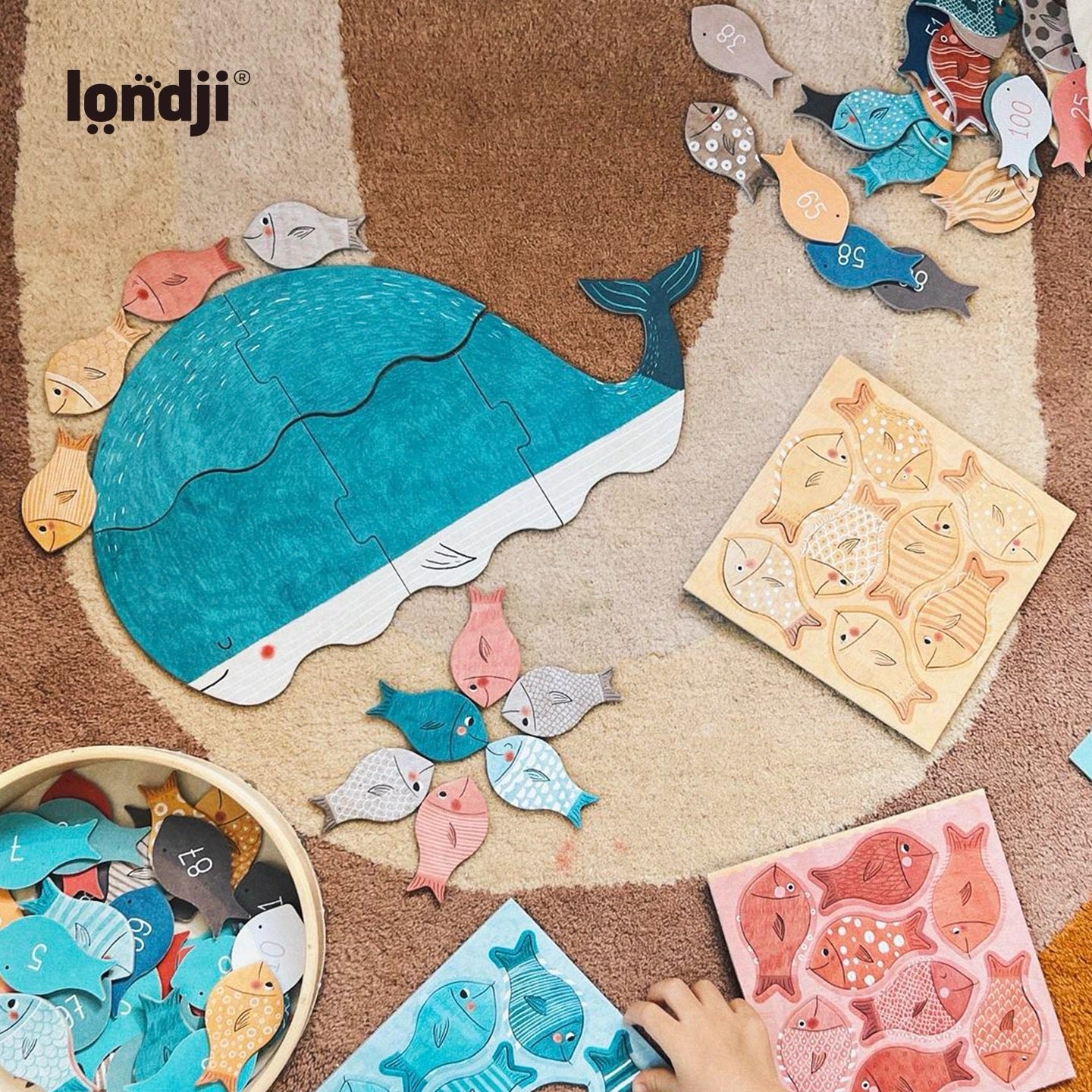 Londji creative Puzzle - The whale&the fish