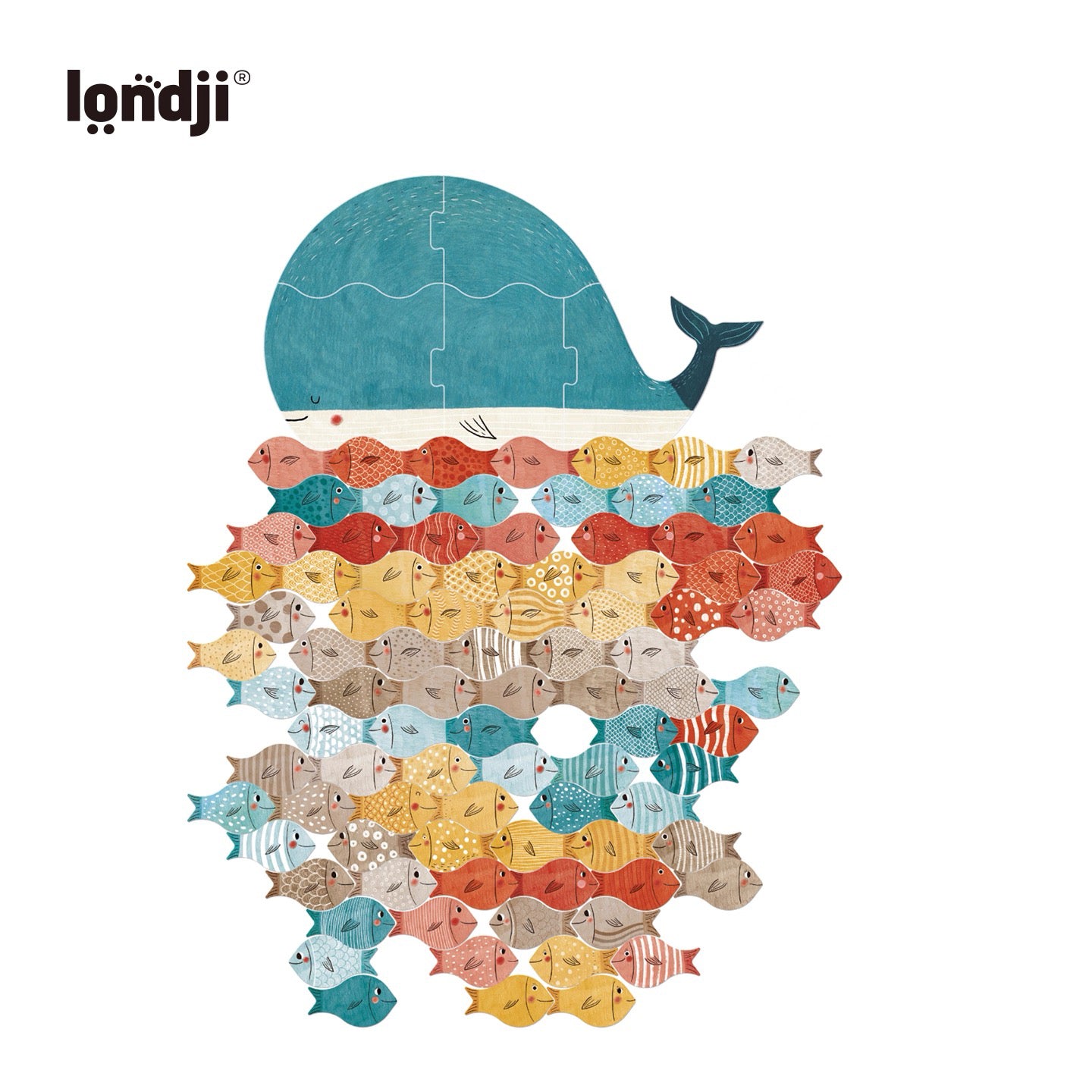 Londji creative Puzzle - The whale&the fish