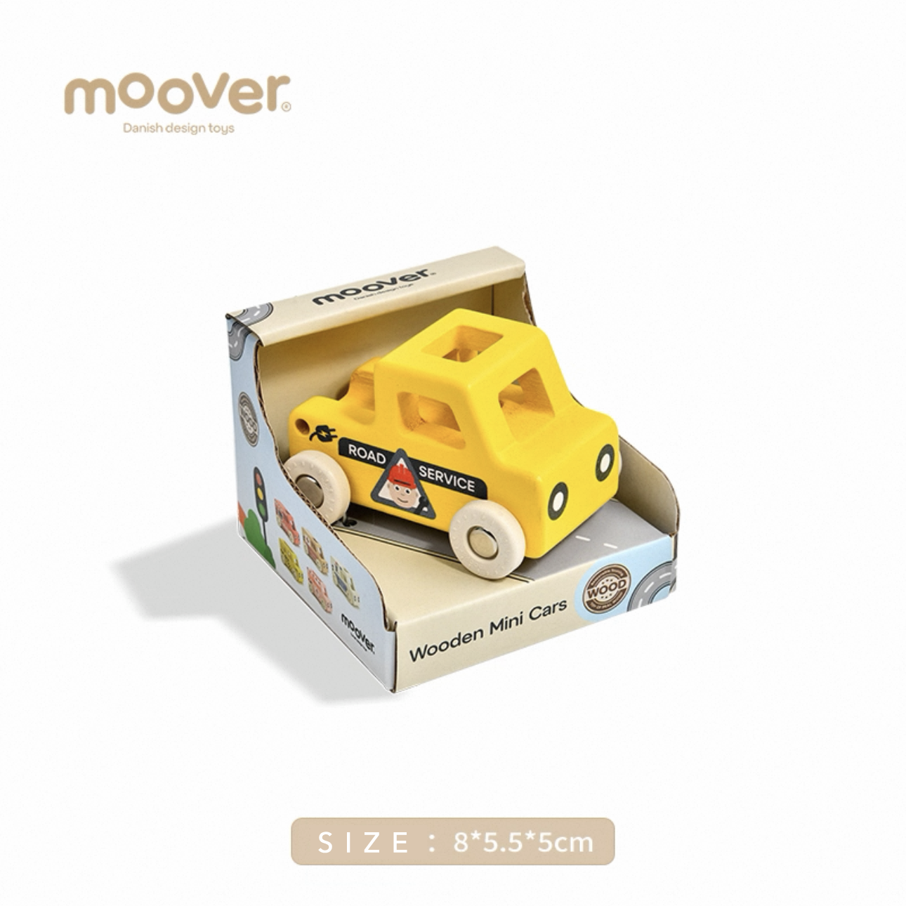 Moover wooden mini car
