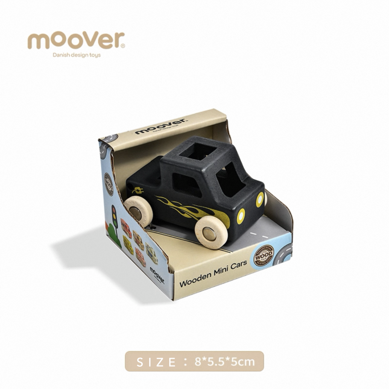 Moover wooden mini car