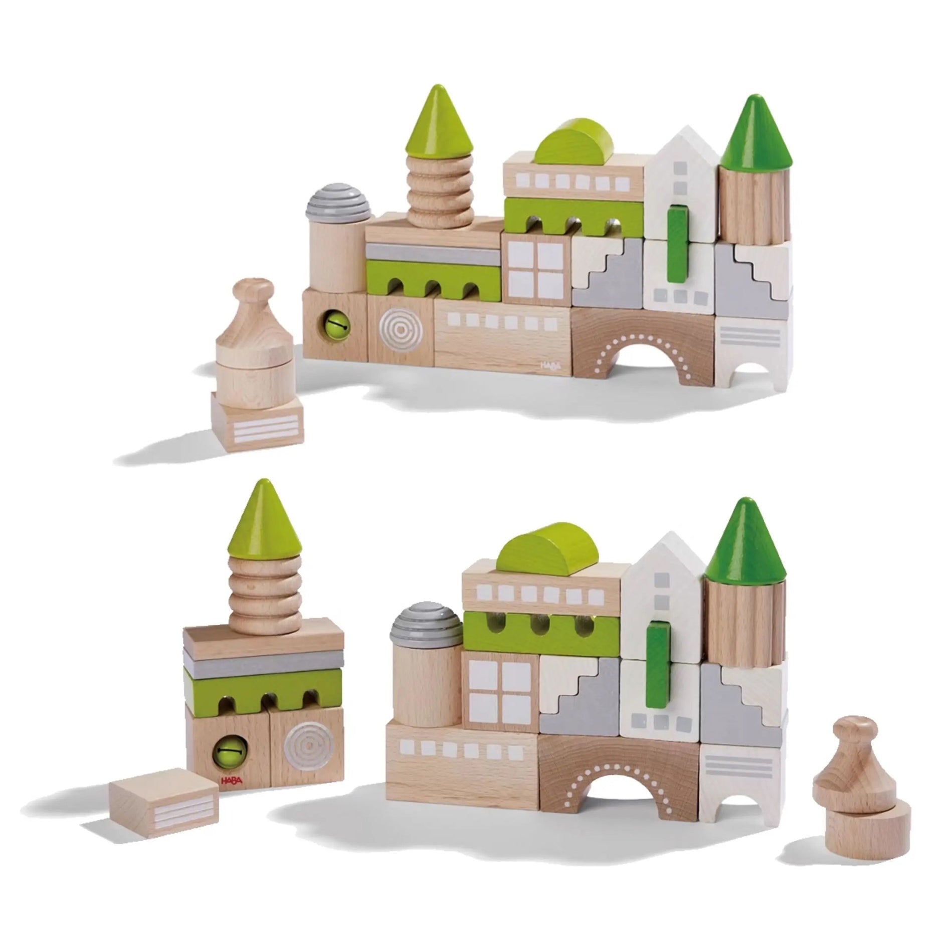 HABA Coburg 28 Piece Wooden Building Blocks