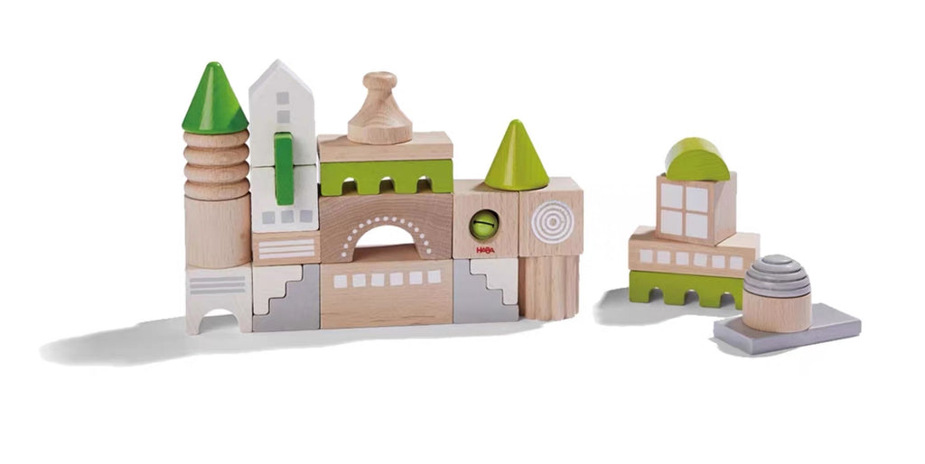 HABA Coburg 28 Piece Wooden Building Blocks
