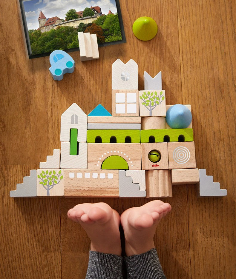 HABA Coburg 28 Piece Wooden Building Blocks