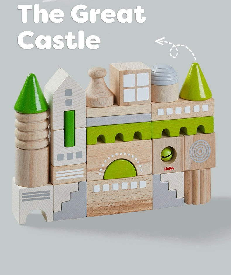 HABA Coburg 28 Piece Wooden Building Blocks