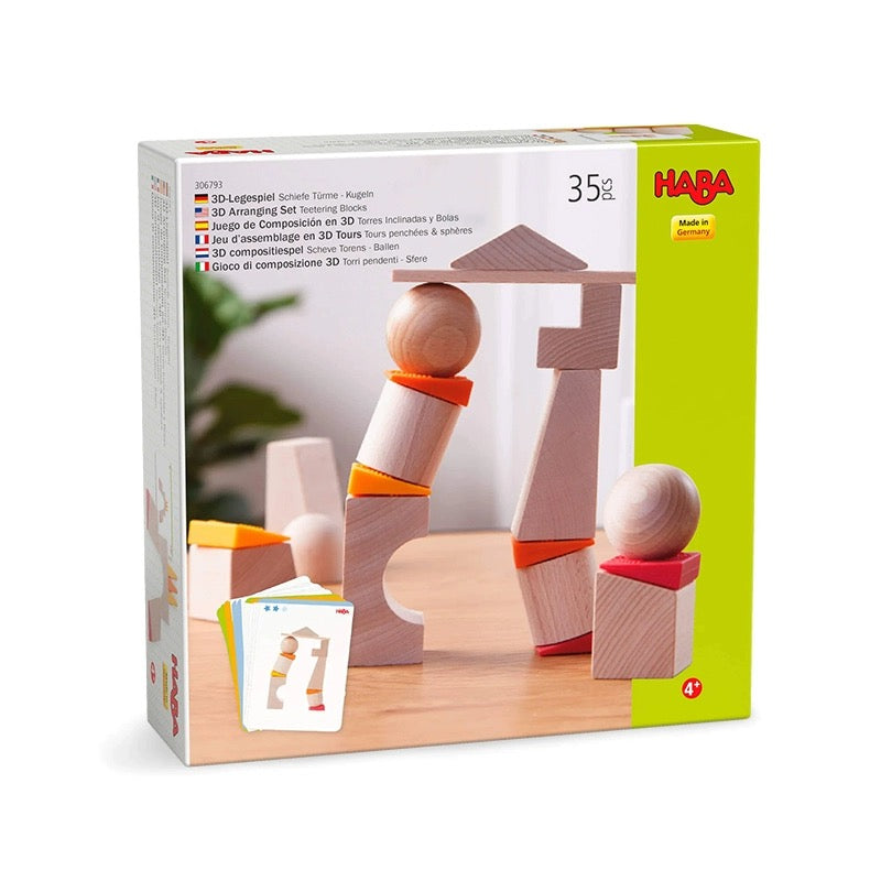 Teetering Towers Wooden Blocks