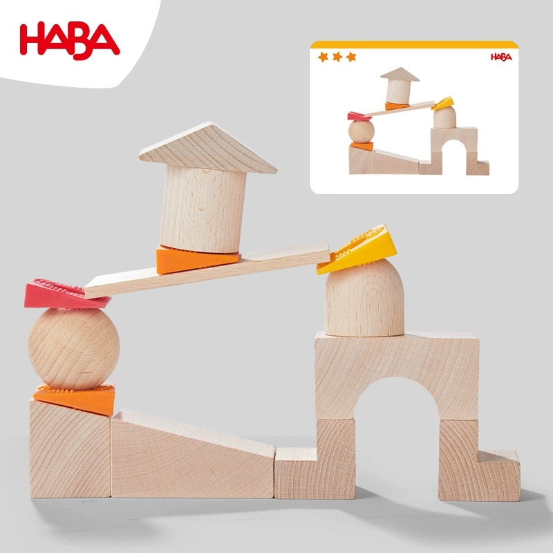 Teetering Towers Wooden Blocks