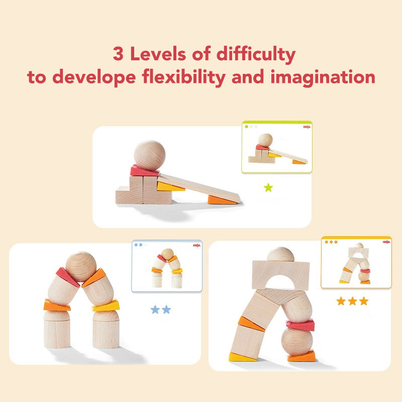 Teetering Towers Wooden Blocks