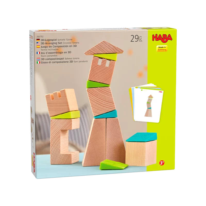 Crooked Towers Wooden Blocks