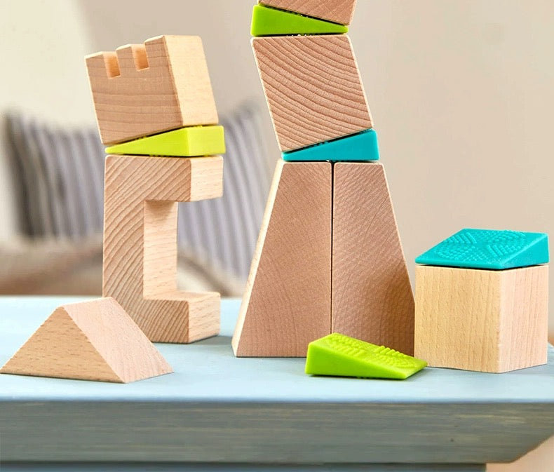 Crooked Towers Wooden Blocks