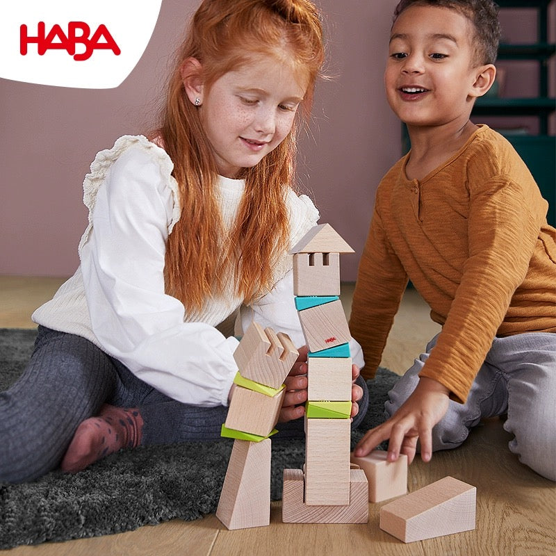 Crooked Towers Wooden Blocks