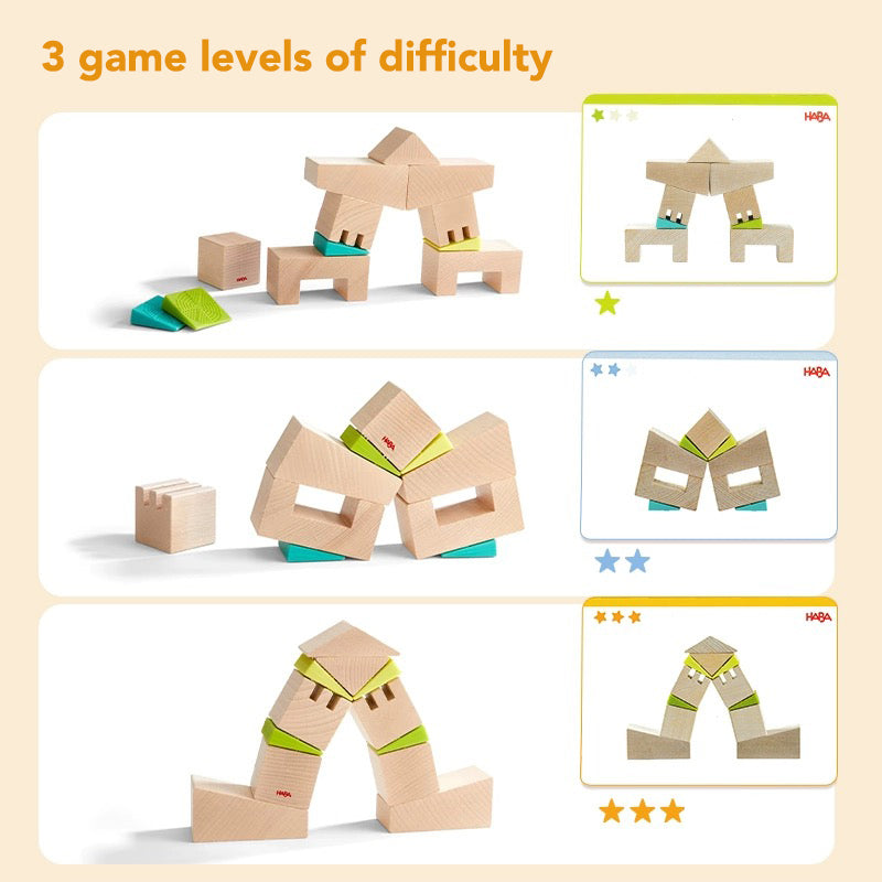 Crooked Towers Wooden Blocks