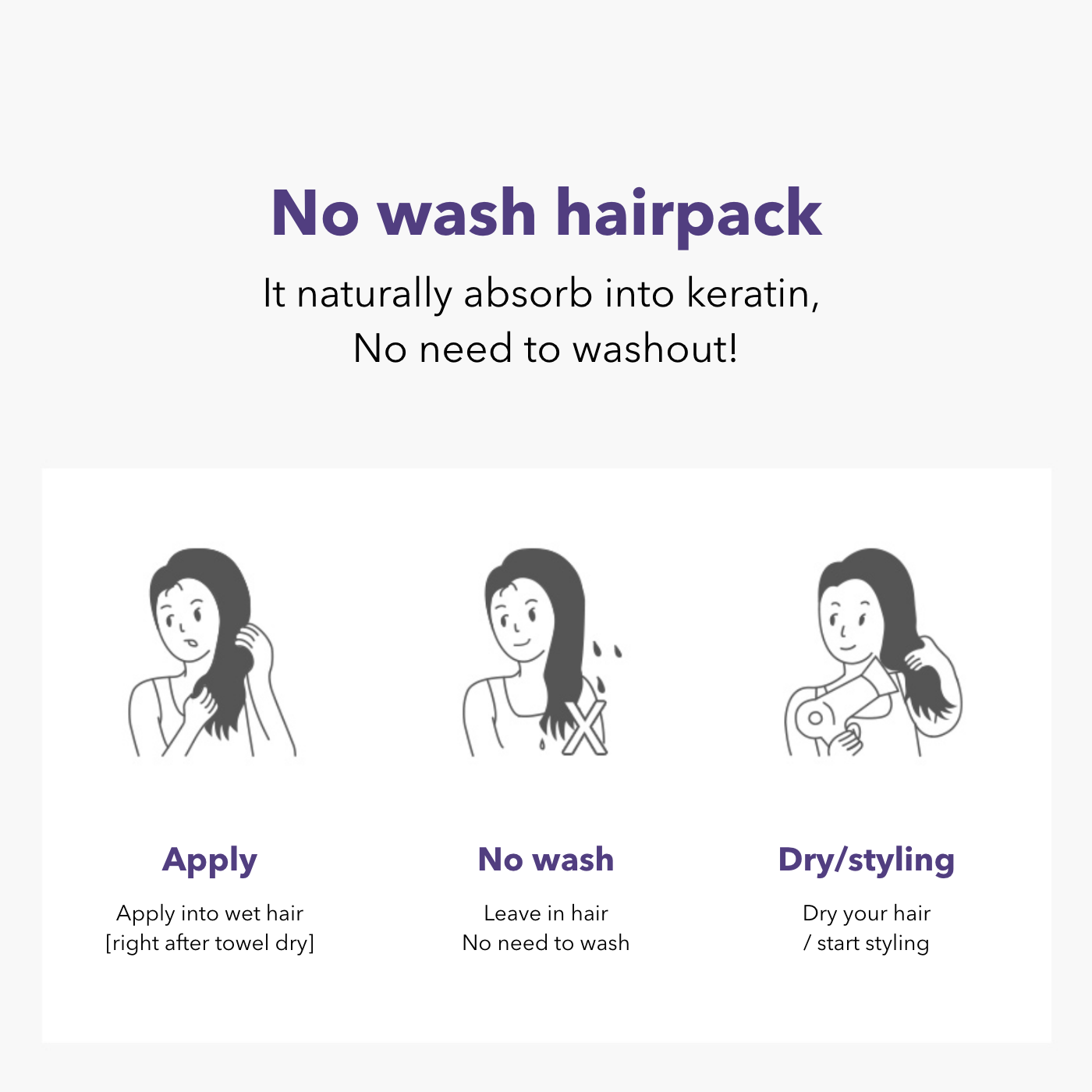JSOOP purple Waterpack [leave on treatment]