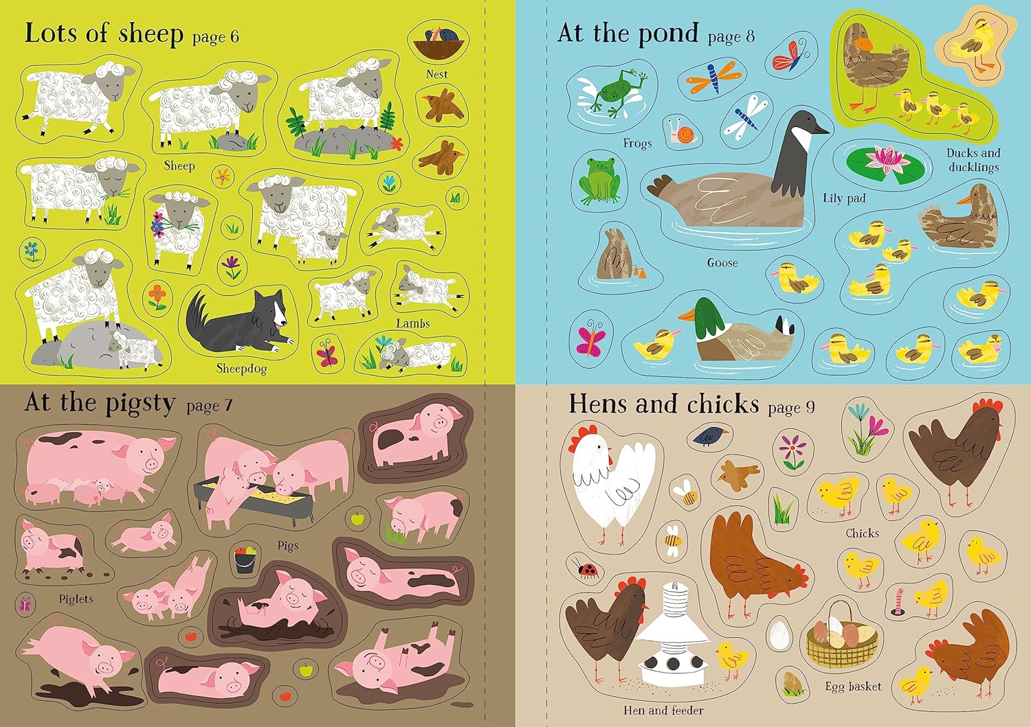Usborne Little First Sticker Book - Farm
