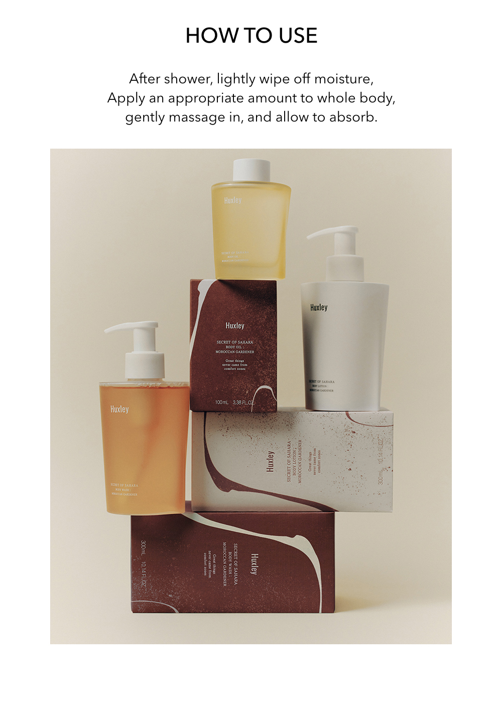 Huxley Moroccan gardener Body Lotion