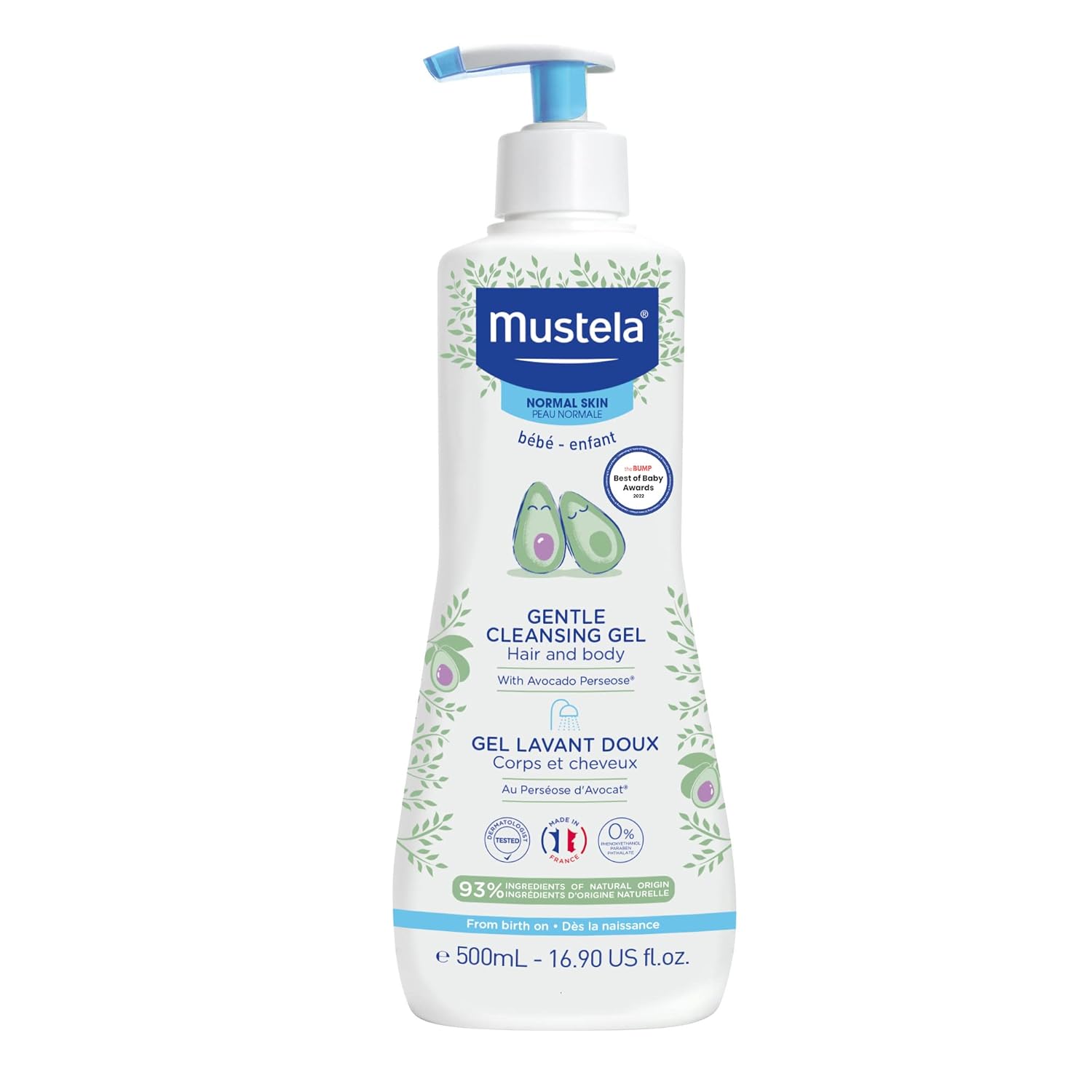 Mustela Gentle cleansing gel 500ml