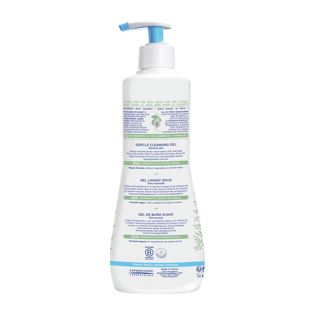 Mustela Gentle cleansing gel 500ml