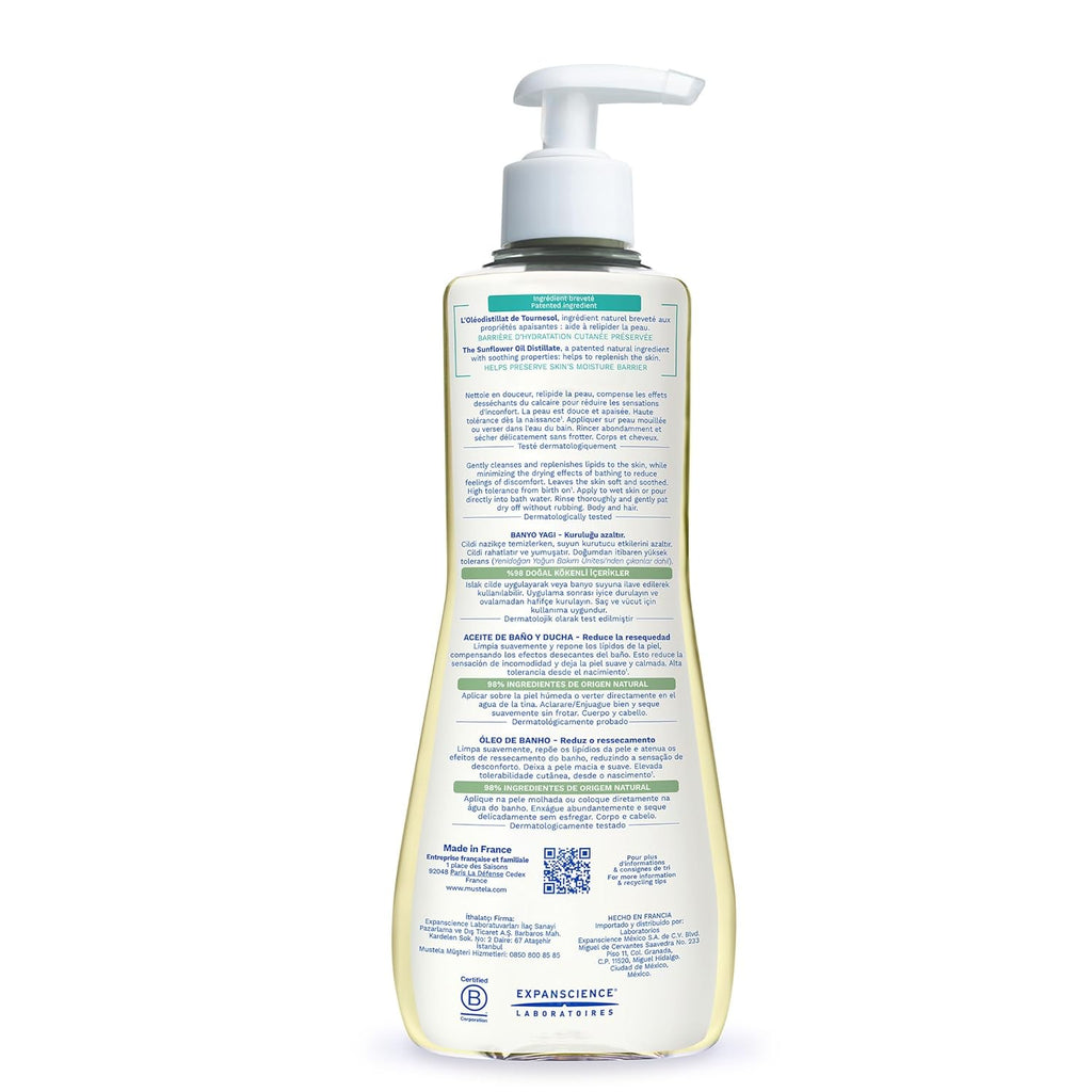 Mustela Stelatopia Eczema-Prone Skin Cleansing Oil 500ml