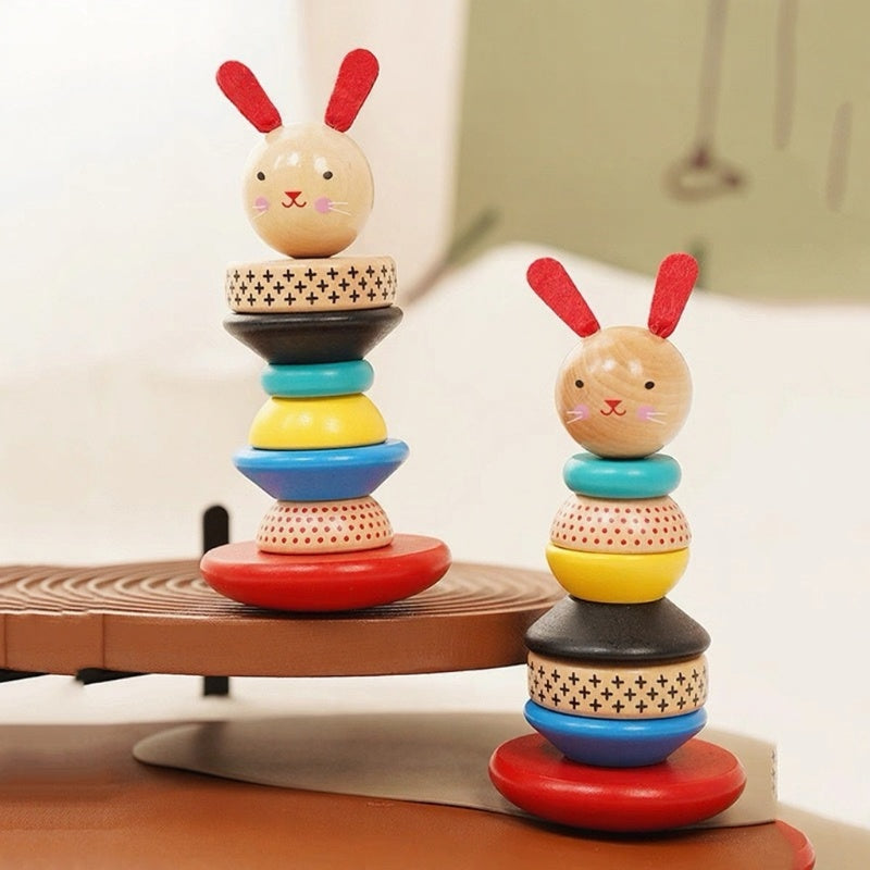 Wooden Blocks - Rabbit Set
