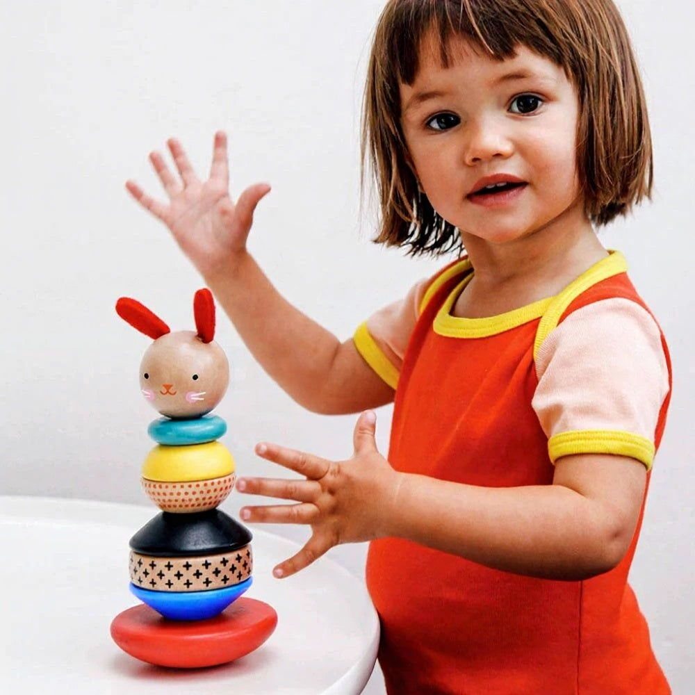 Wooden Blocks - Rabbit Set