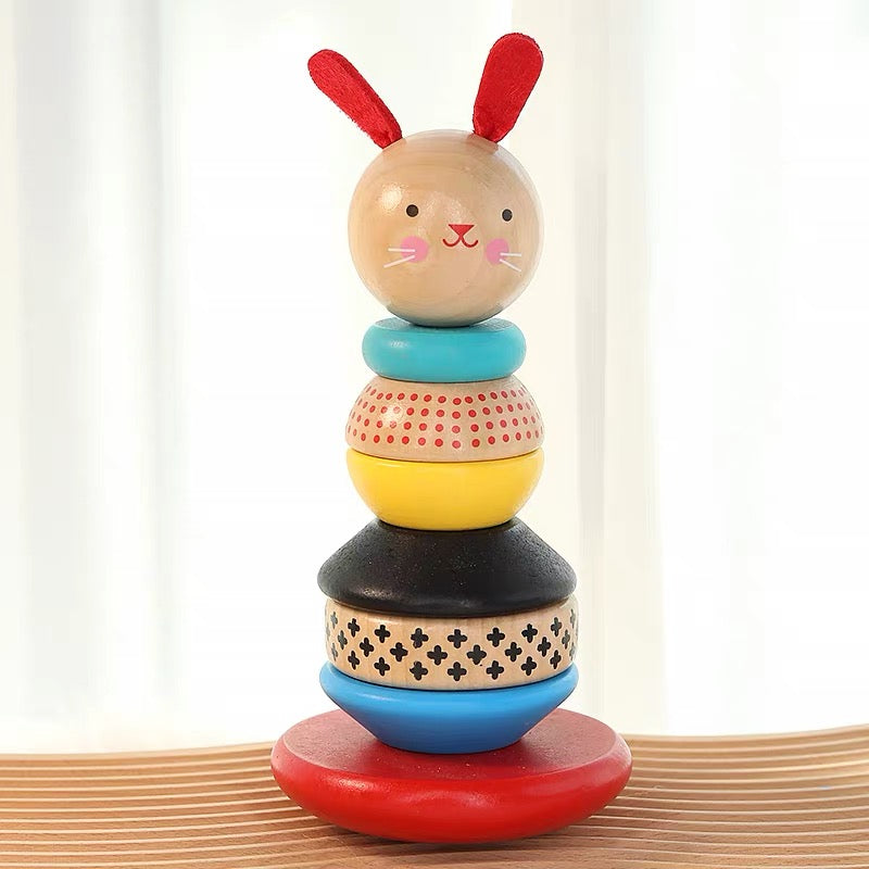 Wooden Blocks - Rabbit Set