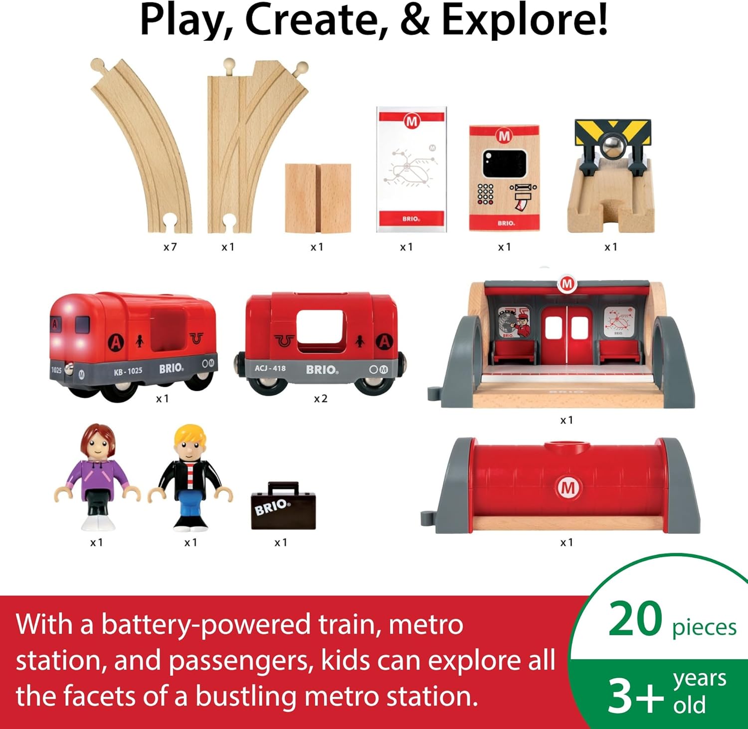 Metro Railway Set from BRIO World
