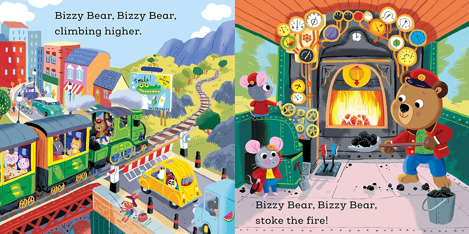 Bizzy Bear board book SET of 4 books [pull and push] 5