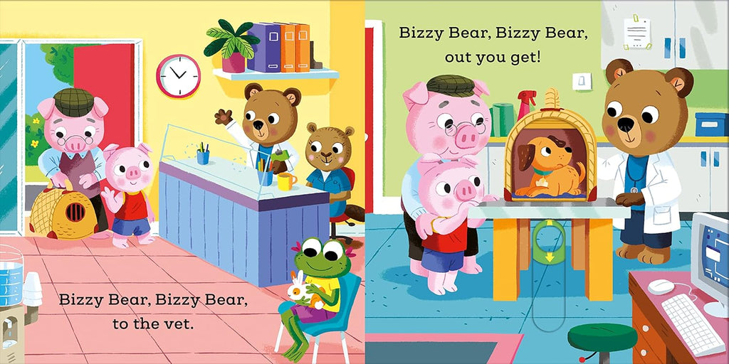 Bizzy Bear board book SET of 4 books [pull and push] 5