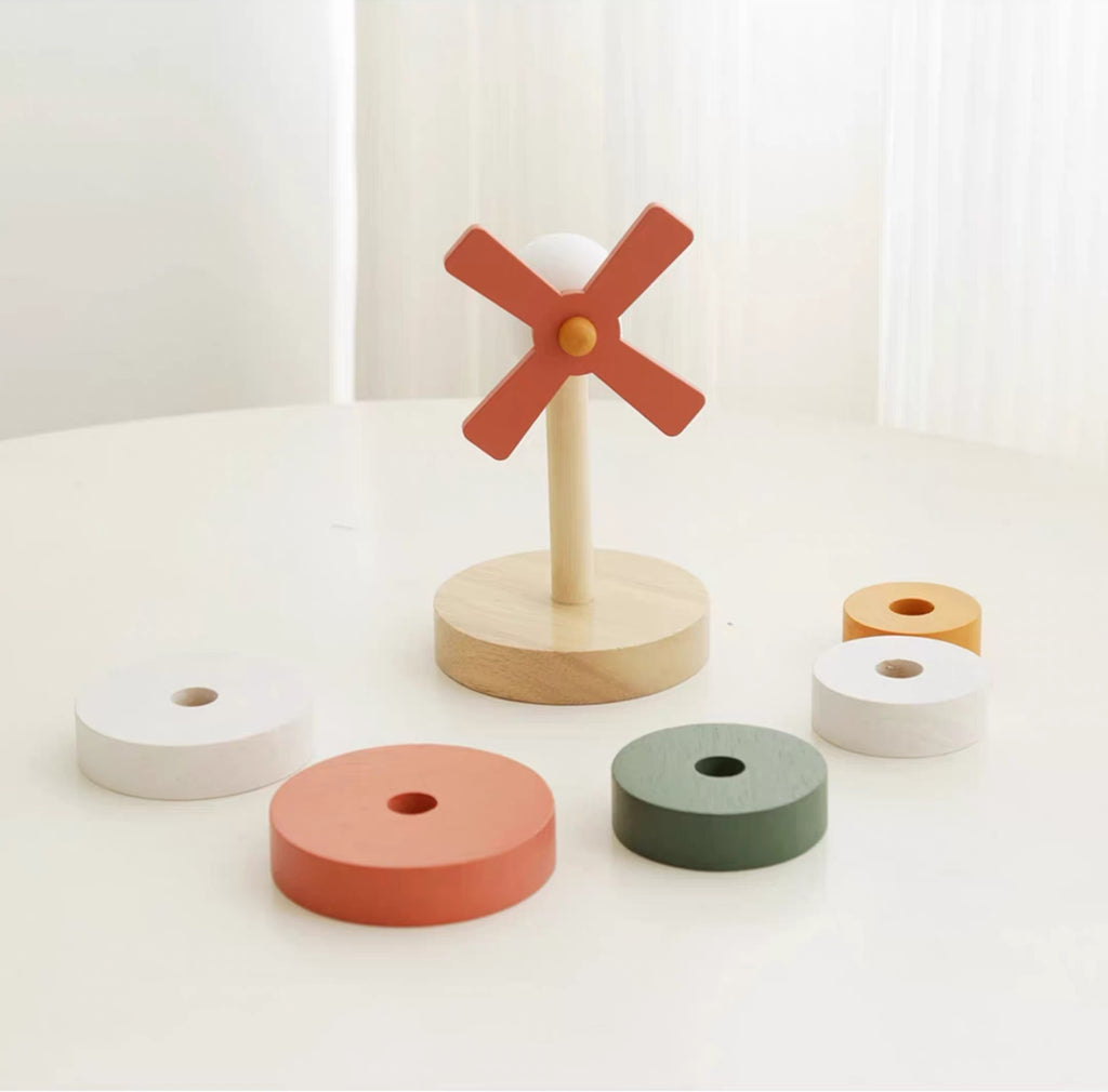 Wooden Blocks - Windmill Set