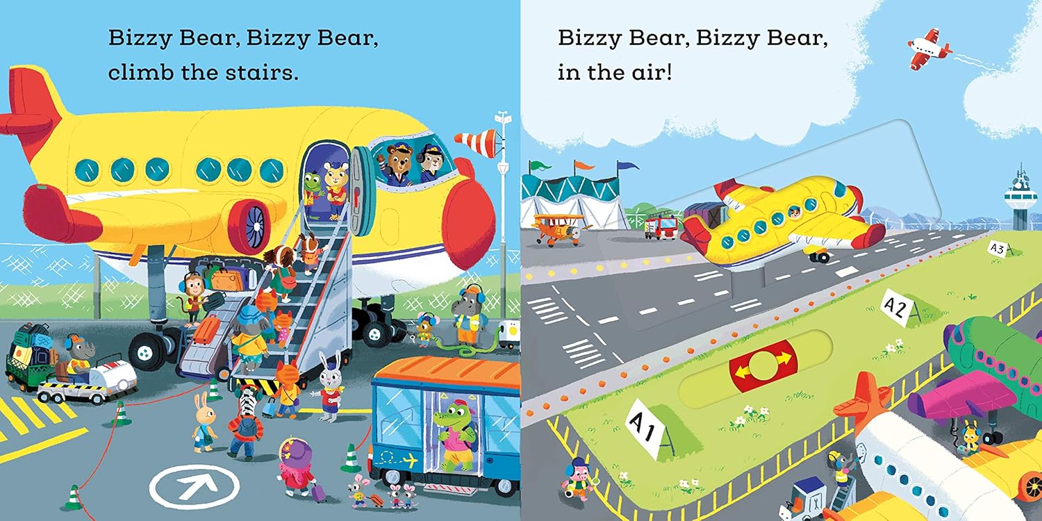 Bizzy Bear board book SET of 4 books [pull and push] 5