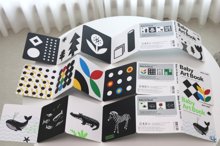 Baby art book from korea