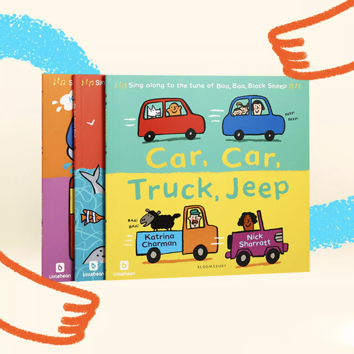 Nick Sharratt  Car Car Truck Jeep SET [3books]