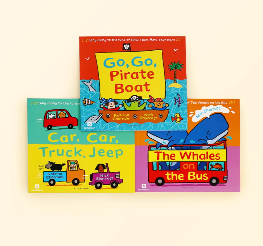 Nick Sharratt  Car Car Truck Jeep SET [3books]