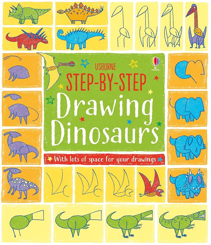 Usborne stepbystep drawing Dinosaurs