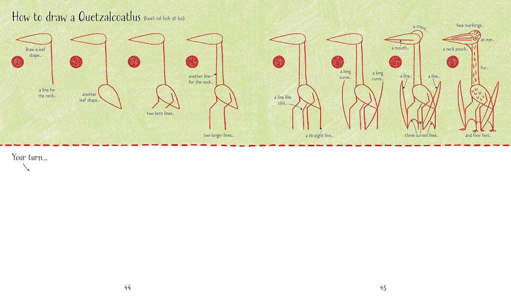 Usborne stepbystep drawing Dinosaurs