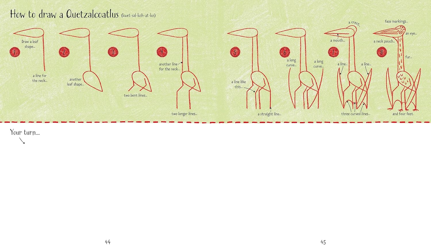 Usborne stepbystep drawing Dinosaurs